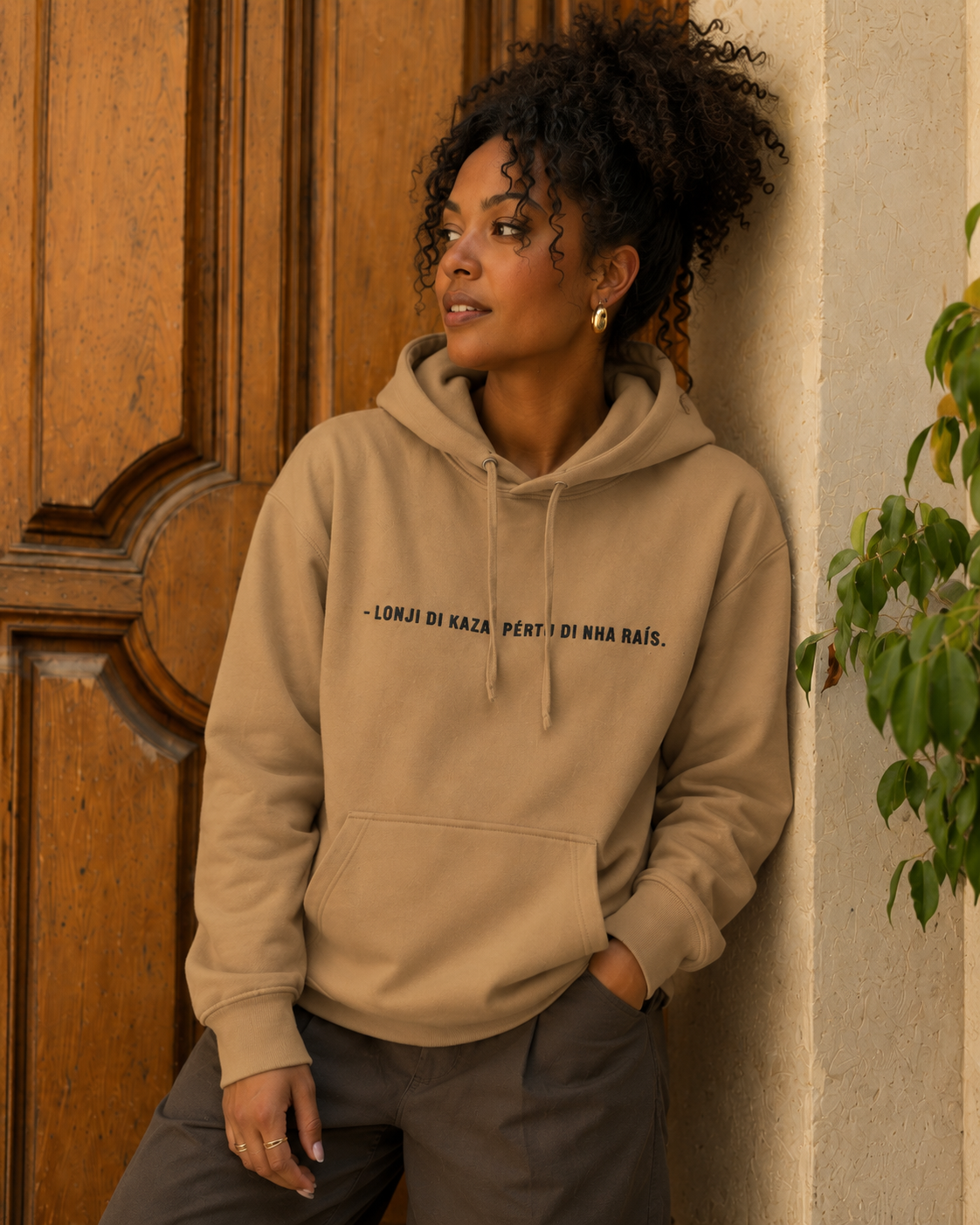 #LONJI DI KAZA PERTU DI NHA RAIS - Unisex Hoodie