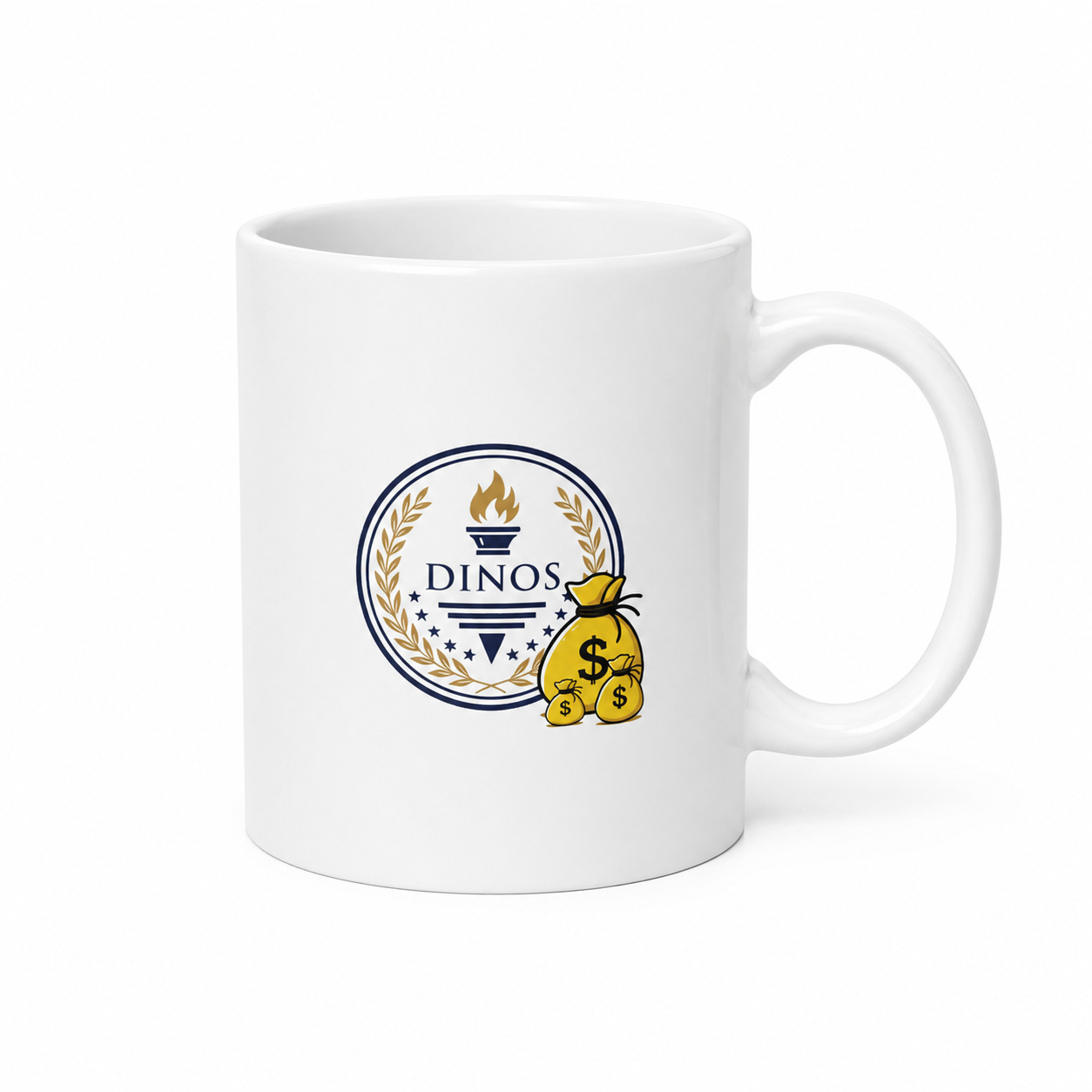 #PAGAN NHA DINHERU SO - White glossy mug