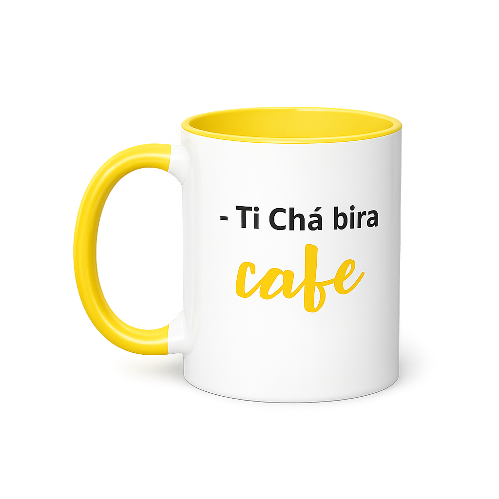 #TI CHA BIRA CAFE - Mug with Color Inside