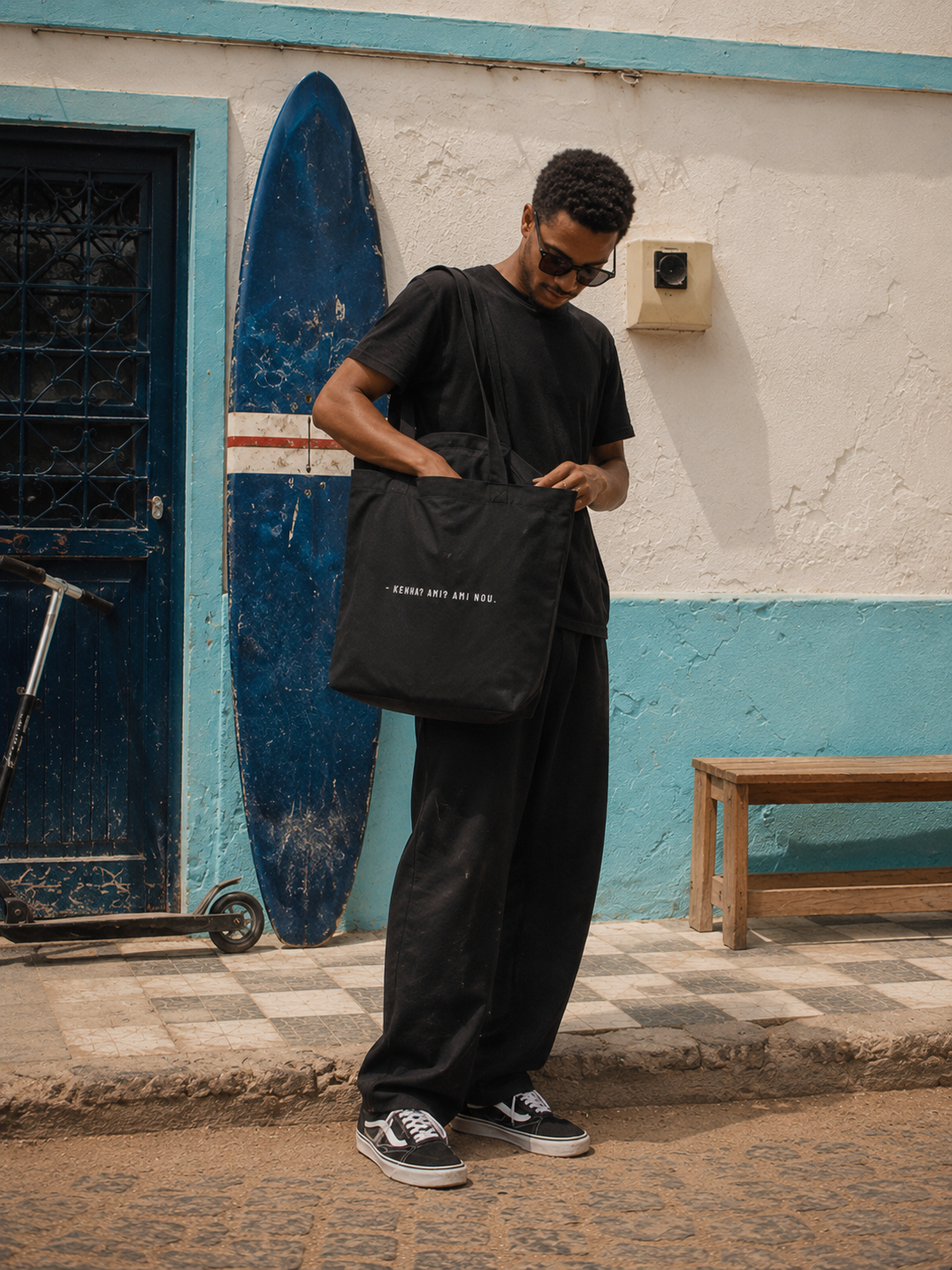 #KENHA AMI AMI NOU - Large organic tote bag
