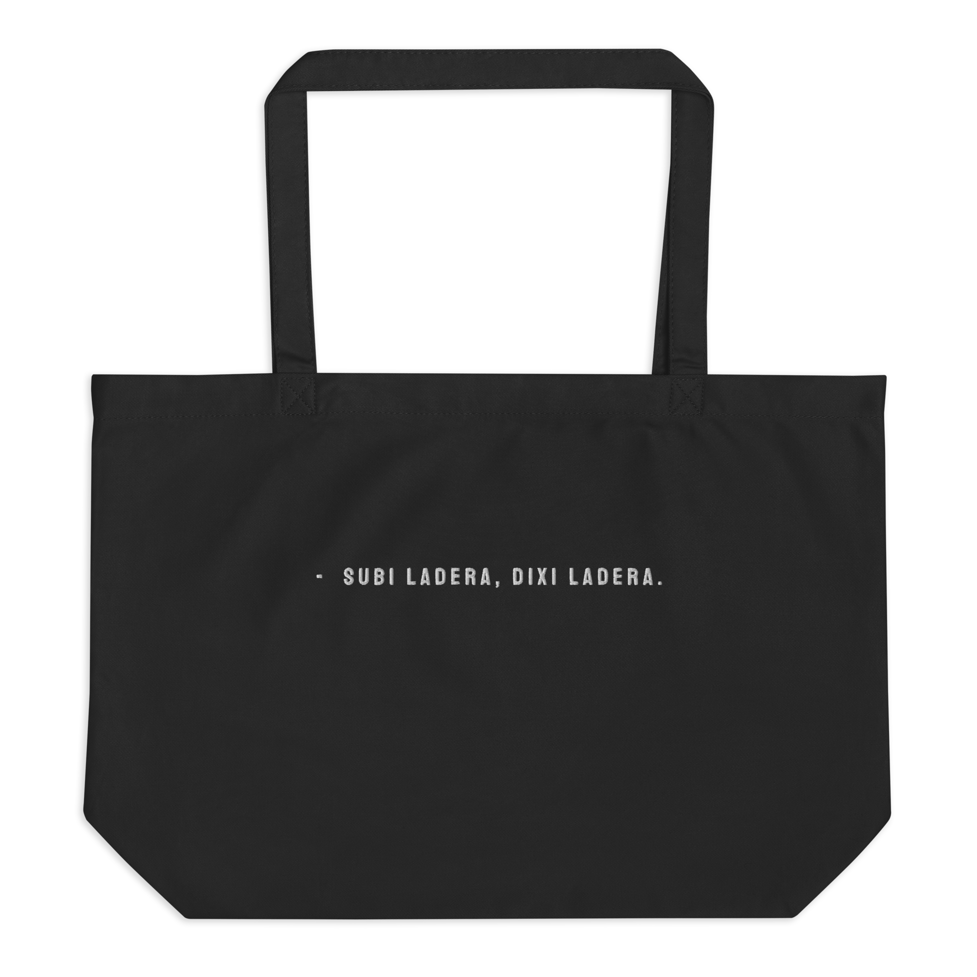 #SUBI LADERA DIXI LADERA - Large organic tote bag