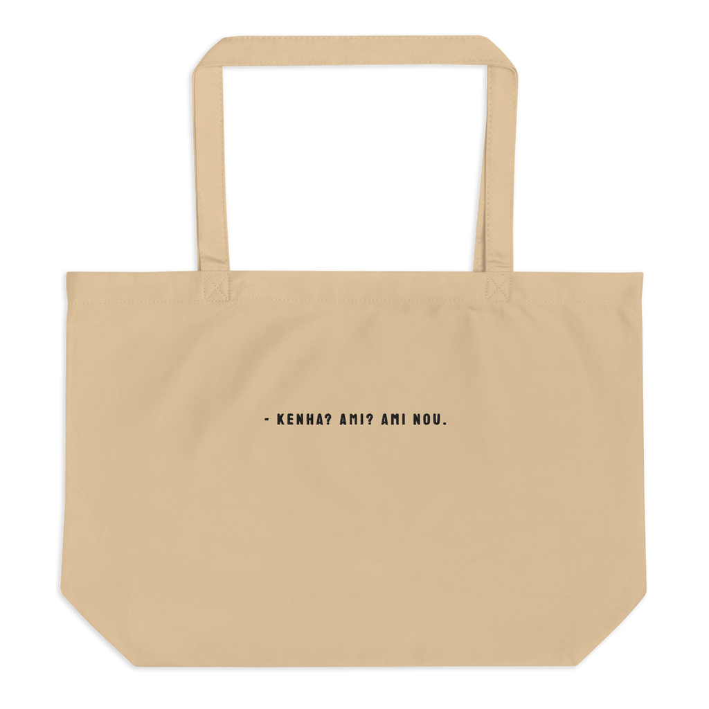 #KENHA AMI AMI NOU - Large organic tote bag